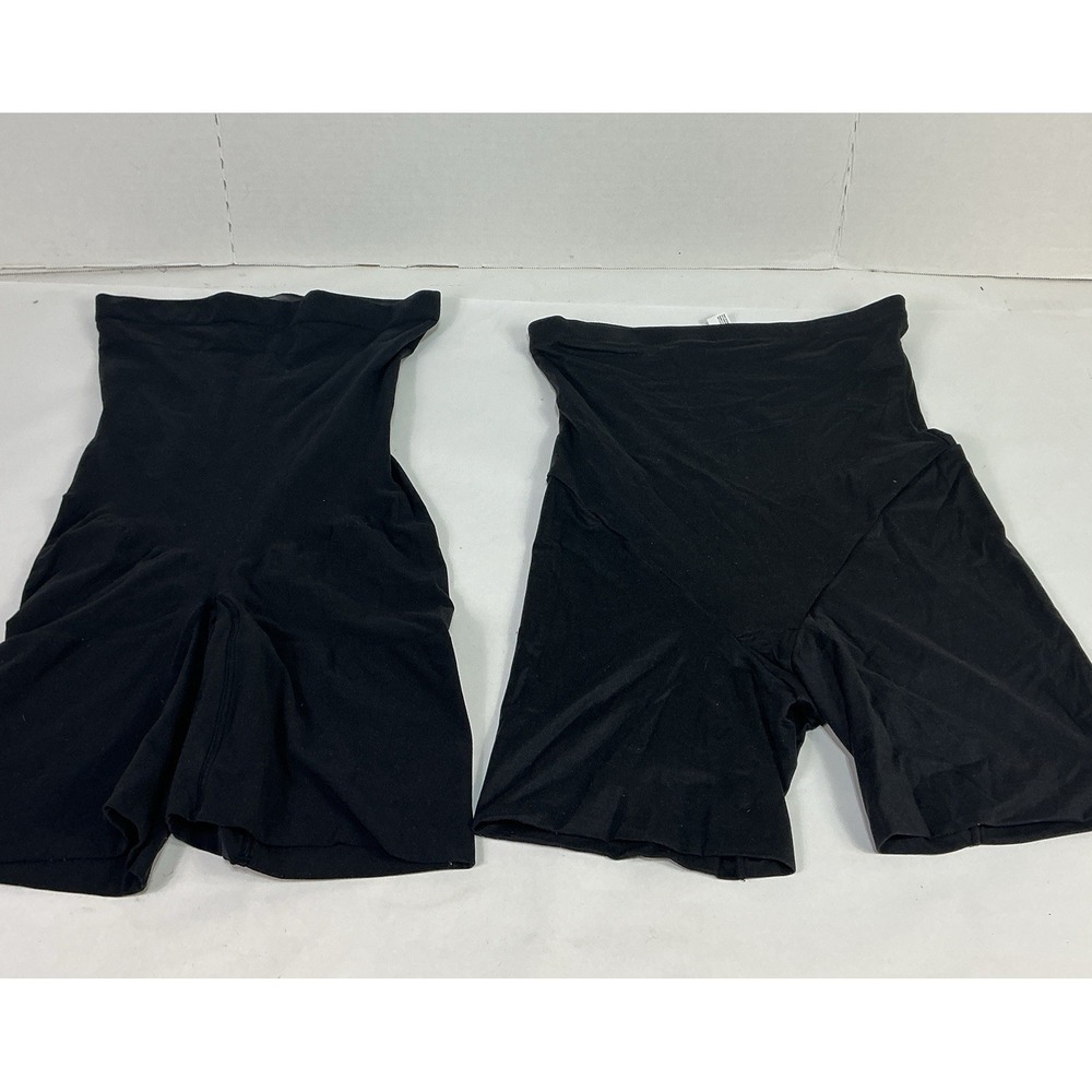 Spandex‎ & Maidenform High Waisted Body Shaping Shorts Sz 2XL Black Shape wear